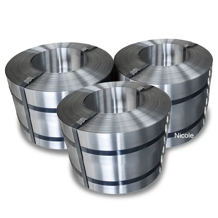 band saw blade strip steel material SK5 round edge treating carbon steel strip