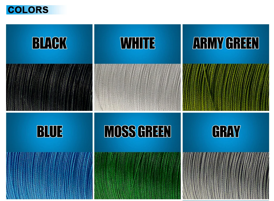 8 strands braided fishing line 2000m 8 braids multifilament fishing line (4)