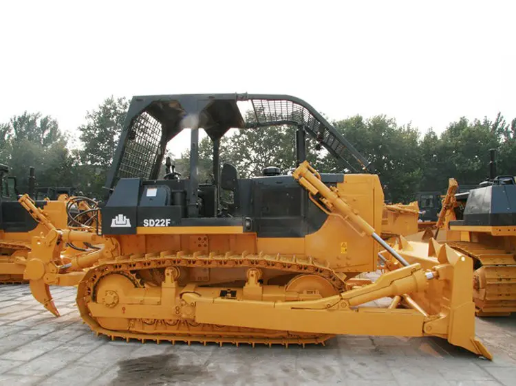 SHANTUI brand new forest bulldozer SD22F crawler dozer with winch for sale