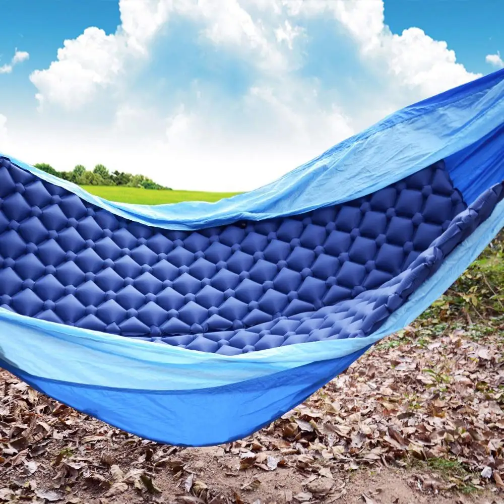 Camping Sleeping Pad for 2 Person - Inflatable Air Sleeping Pad, Ultralight Sleeping Mat Come with Connect Buckles
