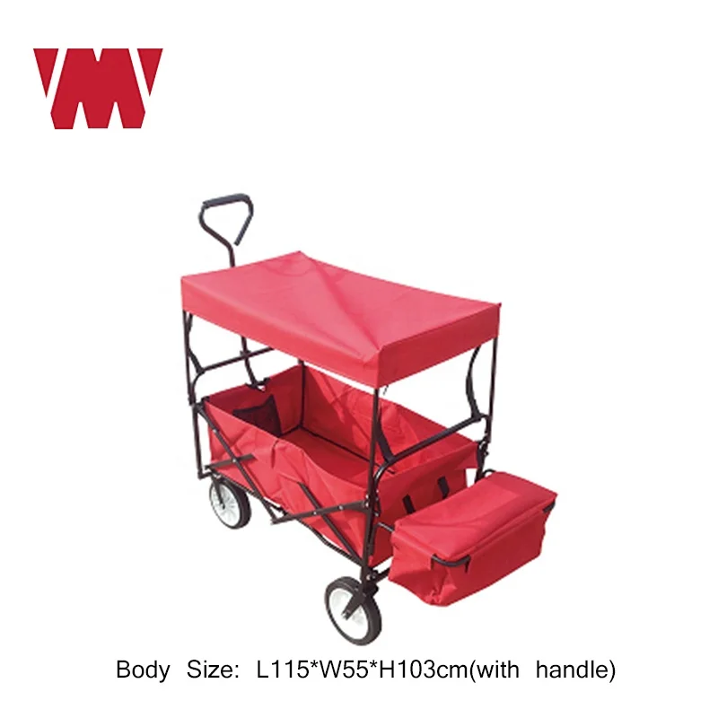 
Kids Stroller Wagon Single bar handle easy cleaning Outdoor Beach Sport baby Trolley Garden Shopping Travel CART with bag 