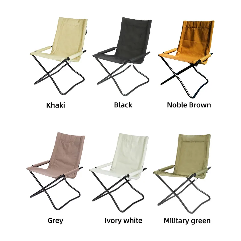 AREFFA Outdoor Furniture Patio Portable Nychair Folding Aluminum Garden Camping Chair