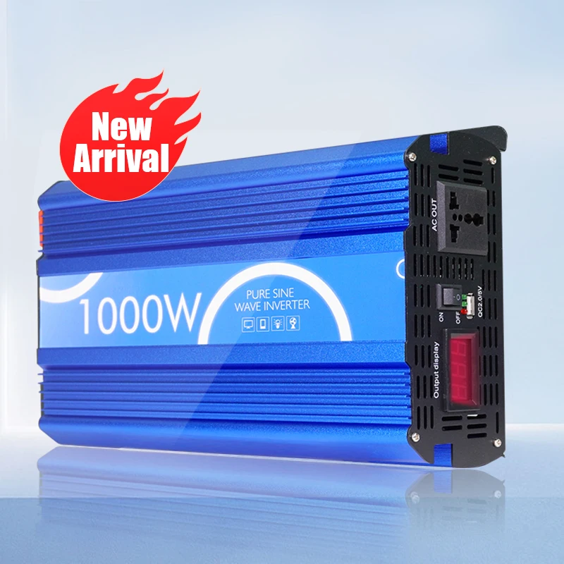 High Frequency 12v 24v Dc To Ac Solar Power Inverter 1000watt 3000watt Off Grid Pure Sine Wave Inverter For Solar Power System