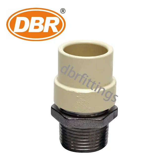 3/4 inch x 3/4 inch CPVC CTS Slip Stainless Steel MPT Adapter Hardware Fittings CPVC Pipe fittings
