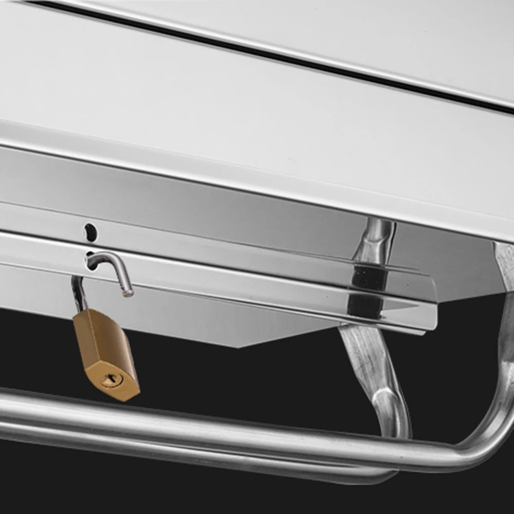 Professional Multi-Purpose Stainless Steel Tool Box Metal Toolbox with Portable Carrying Handles