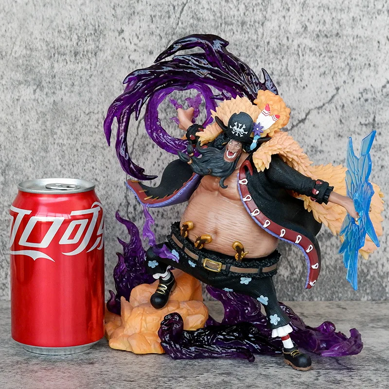 High Quality 22CM PVC Anime Figures One Pieced Black beard Action Collection Ornaments Models Toys Gifts for Kids