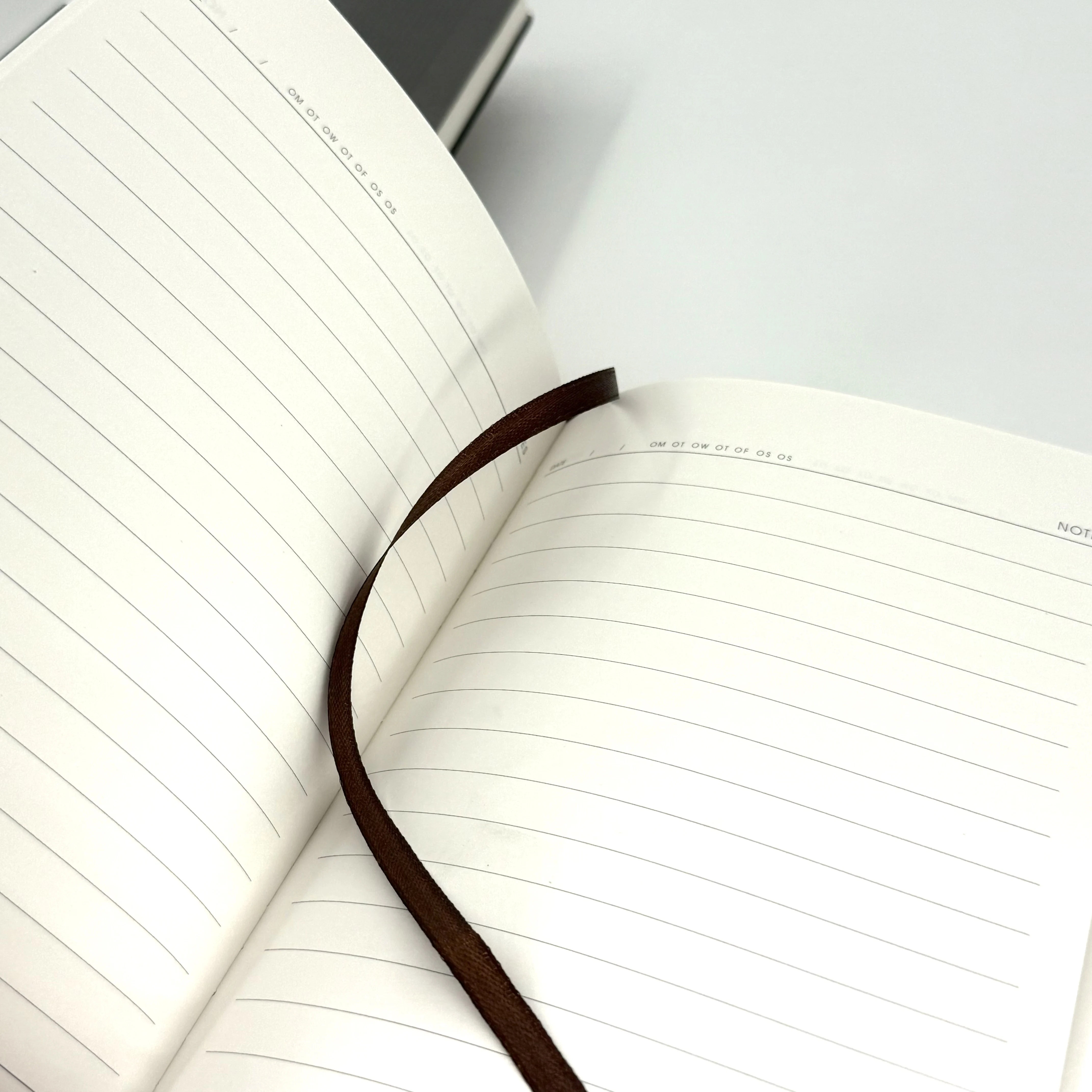 Custom gold stamping logo design color Pu leather notebook Office travel custom student stationery gifts