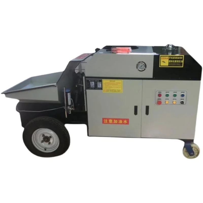 QIYUN Machinery 15KW бетононасос портативный Наклонный дизельный Электрический Бетононасос