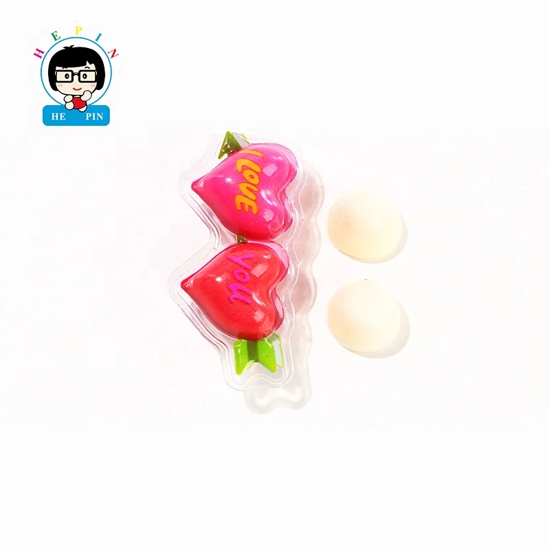 Halal Wholesale Cute Mini Heart Shape Soft Gummy Candy Fruit Flavor Gummi for Kids