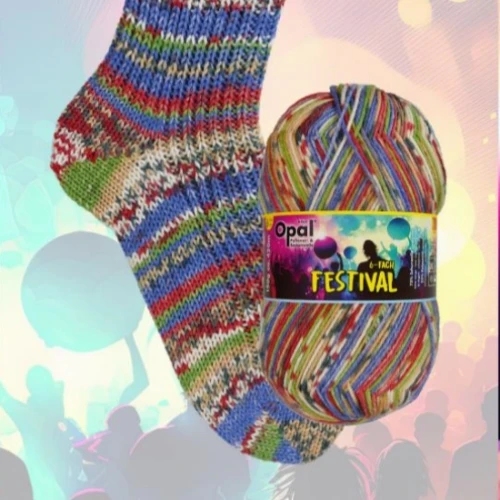Opal Sock Yarn Festival 6-fach 420m/150gram per ball Beautiful Color Soft Hand Knitting Blended Merino Yarn