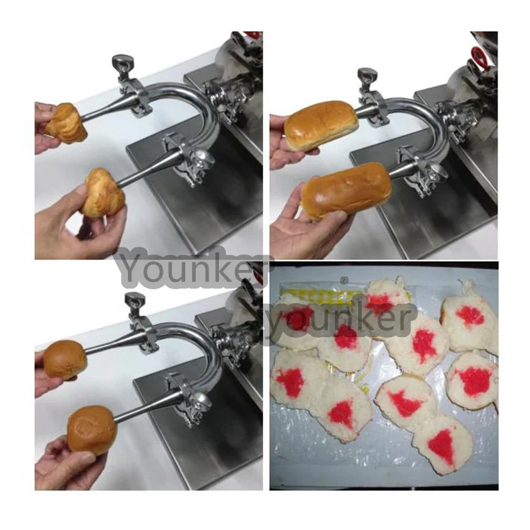 Automatic paste filling machine and multi-station depositor for cake and cake making machine dough filler