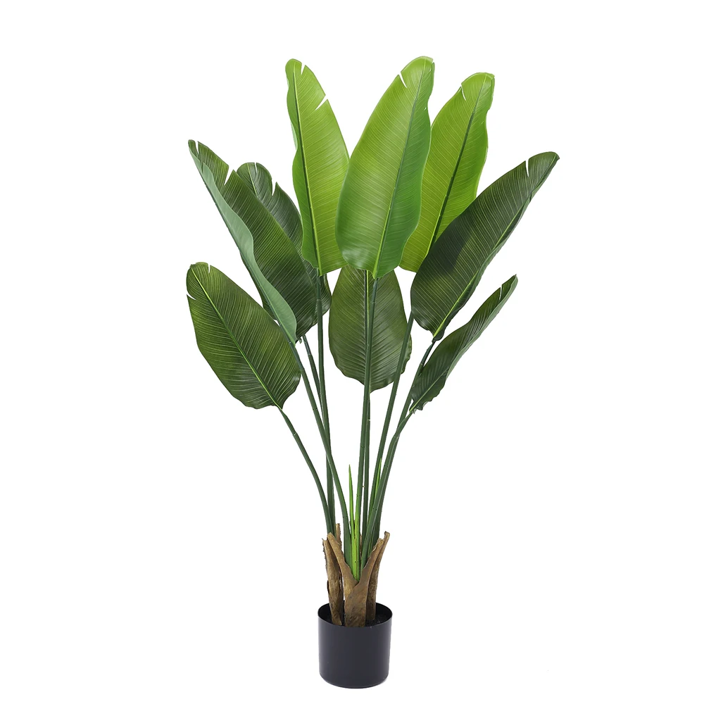 Indoor Decoration High Simulation Real touch artificial traveller palm banana tree 4/5/6/7ft