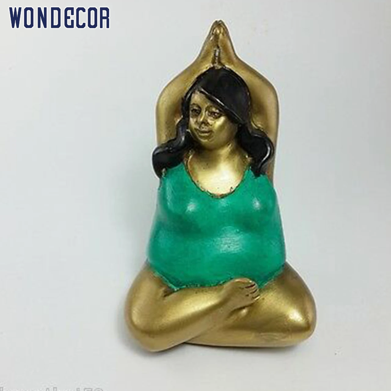 Large Modern Art Garden Decoration Dancing Abstract Yoga Fat Woman Statues Outdoor Fat Lady Bronze Statue Sculpture