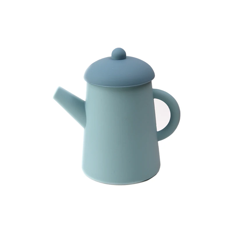 Eco friendly Tea toys kitchen accessories Kids Tea Party silicone Tea Set toys for toddlers