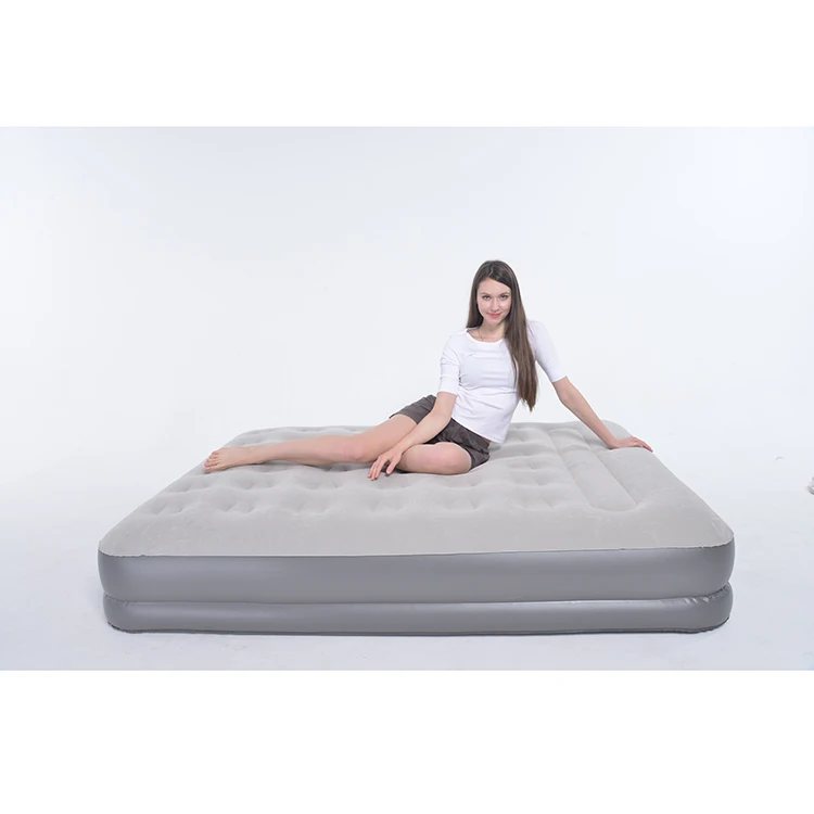 Jilong Avenli Self Inflatable Double Kawai Chair Pool Sofa Black Air Bed