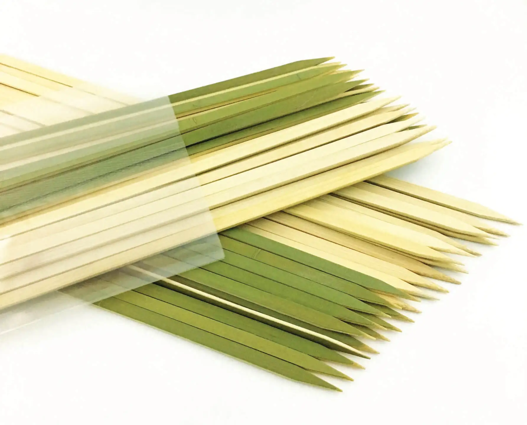 Wholesale Bamboo Flat Sticks Flat Kebab Skewer Bamboo Kebab Bamboo Flat Skewer