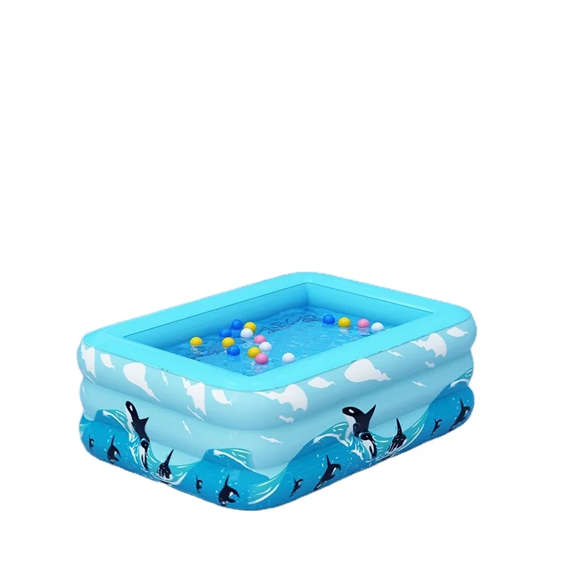 Лидер продаж от производителя, летние садовые Семейные наружные плавательные бассейны, новый дизайн, надувные складные бассейны