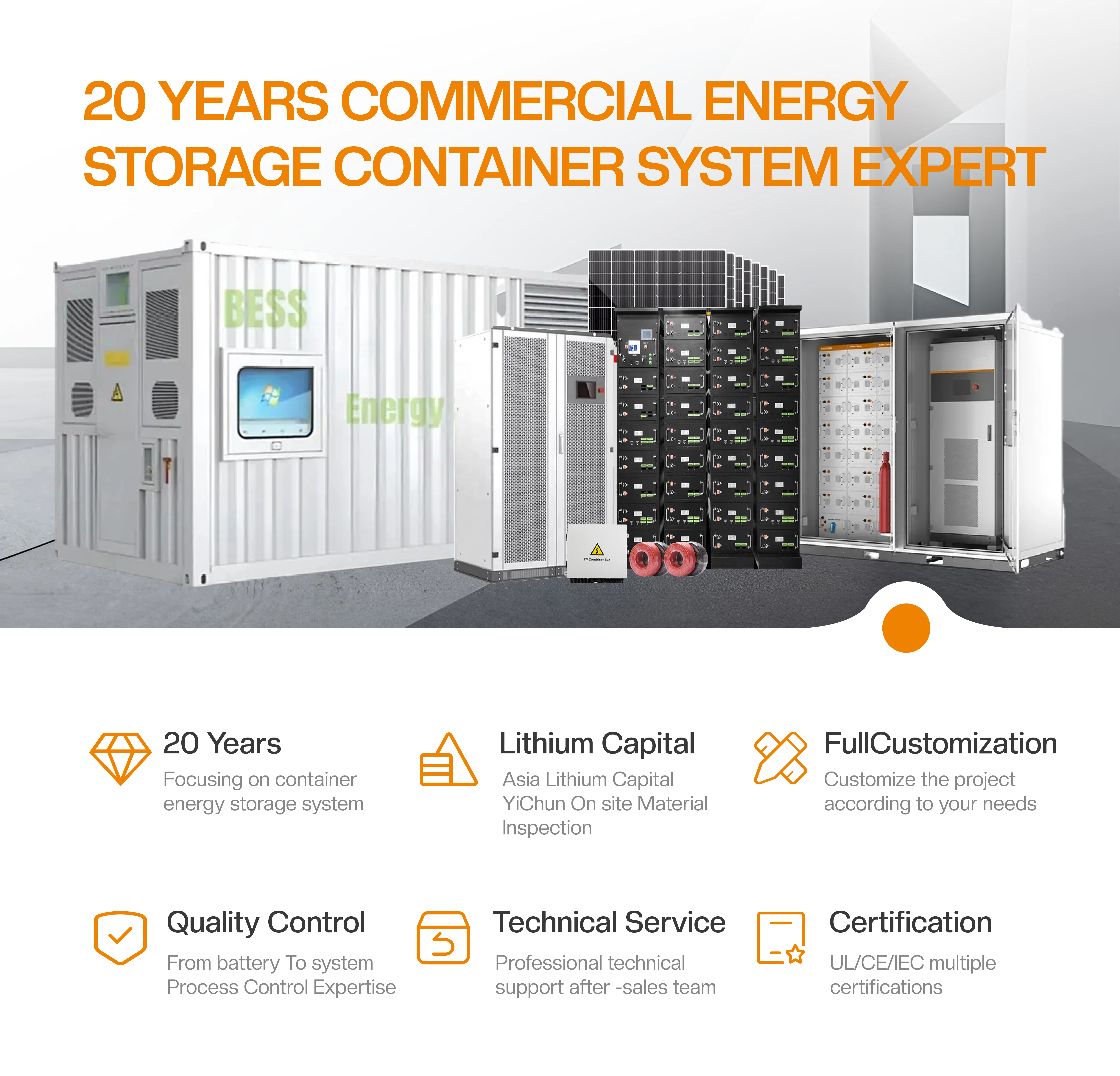 50-200kwh LiFePO4 energy storage lithium battery solar power generation system energy storage lithium battery cabinet