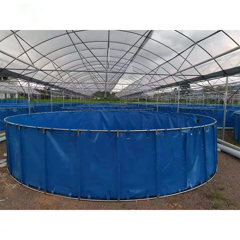 Custom Trepang Prawn Lobster Fish Farm Pool Pvc Tarpaulin Fish Tank Farming