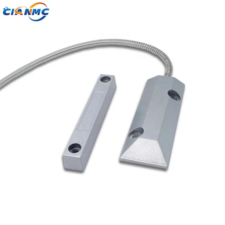 Zinc Alloyed Roll Shutter Door Entry Warning Magnetic Switch Conceal Magnetic Contact With Leads