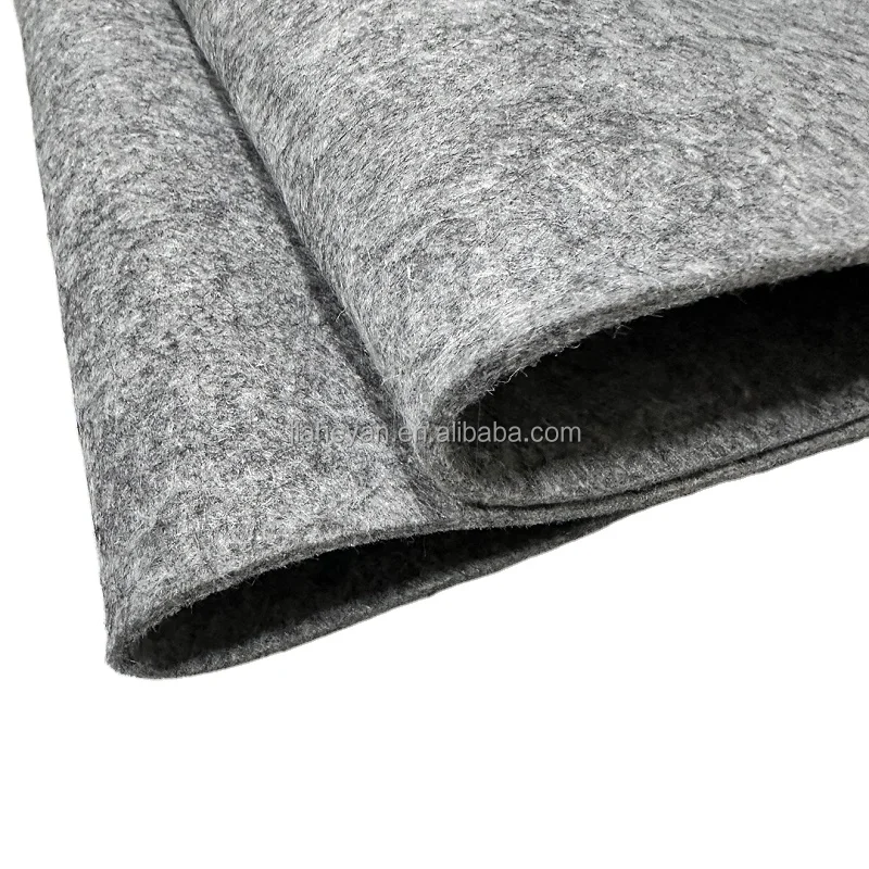 Wholesale 1-5mm 100% Polyester Felt Non Woven Fabric felt for industry Polyester Felt Hot press Calender Calendering Felt Carpet