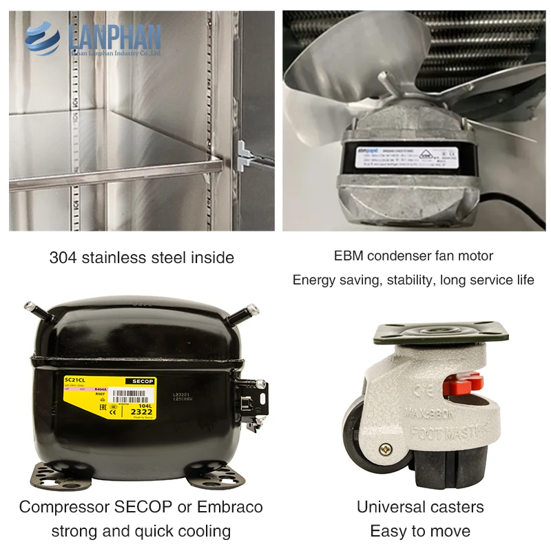 Ultra-low temperature refrigerator freezer storage portable laboratory freezer -86C