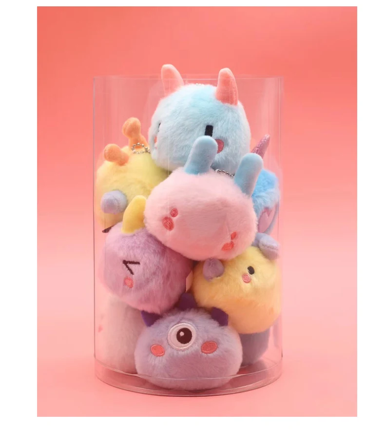 Geometry  monsterr unicorns plush dolls  pendant Key chain Christmas gifts plush toy