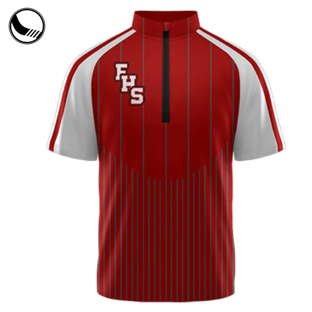 fashion mesh 100% polyester baseball jersey