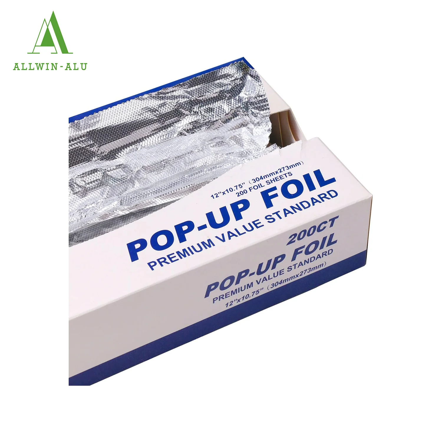 Wholesale Custom Embossed Aluminum Foil Sheets Pre Cut Foils For Food Wrapping