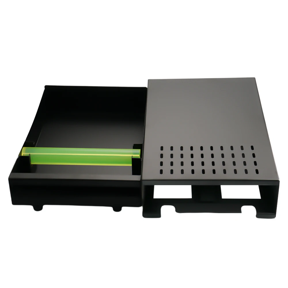 Super Size Coffee Machines Knock Box Under Coffee Grinder Stainless steel Knock Box Clear rubber Knock Stick