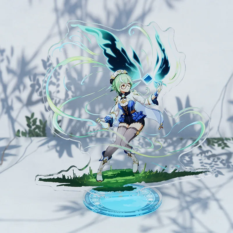 16CM Ornaments Genshin Impact Vision Arataki Itto Shenhe Yunjin Original God Acrylic Personality Stand Top Selling Cheap Model
