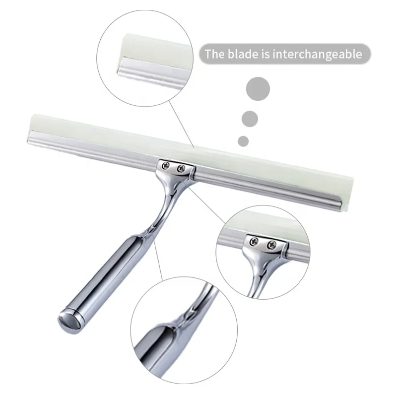 Reusable window washing squeegee kit cleaner tool