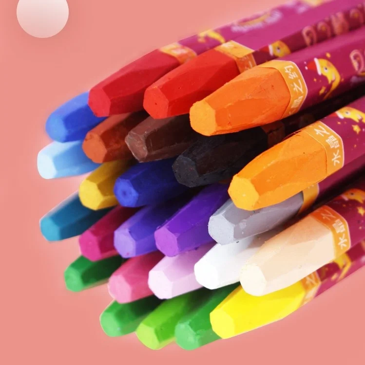 Washable High Quality Hexagonal Pastel Painting Set 12 24 Colors Oil Pastel Set For Kids Children