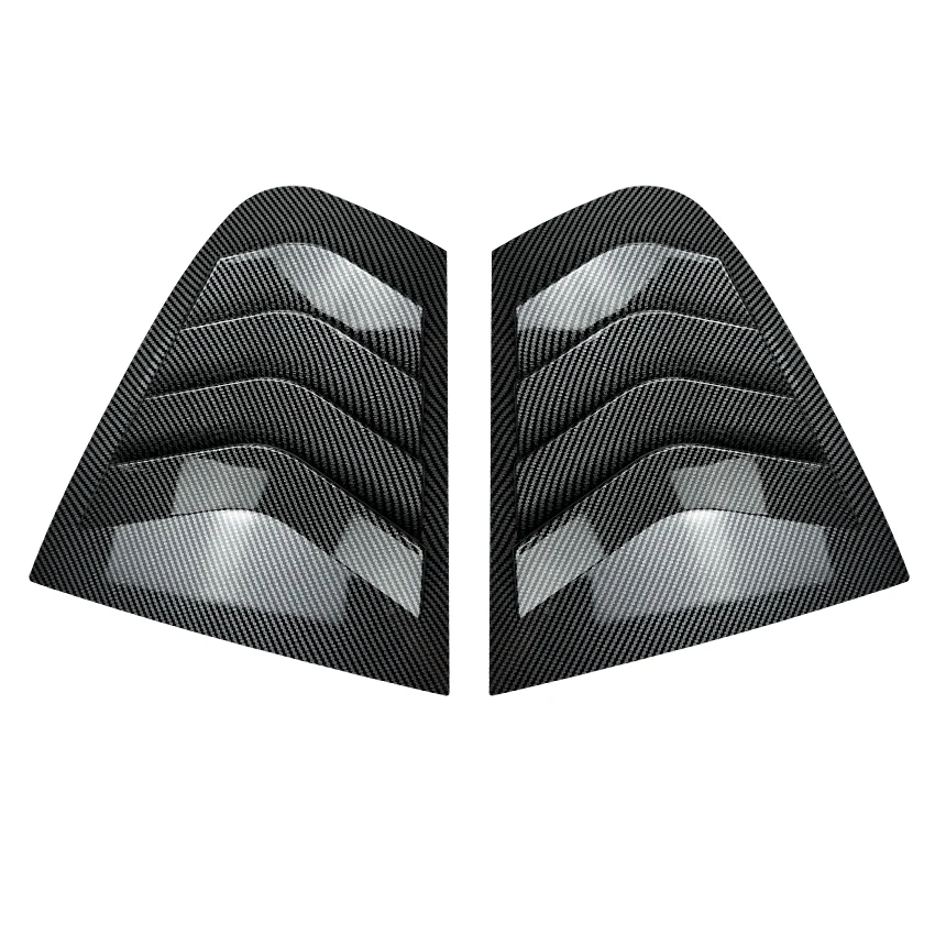 Wholesale Carbon Fiber Rear Window Louver Shutter Side Vent Cover Trim For BMW F30 320i 325i 330i