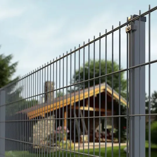 High Quality 2D Double Wire Mesh Security Fence with 656 868 Steel Frame Hot-Dip Galvanized 2m Length for Garden Gates