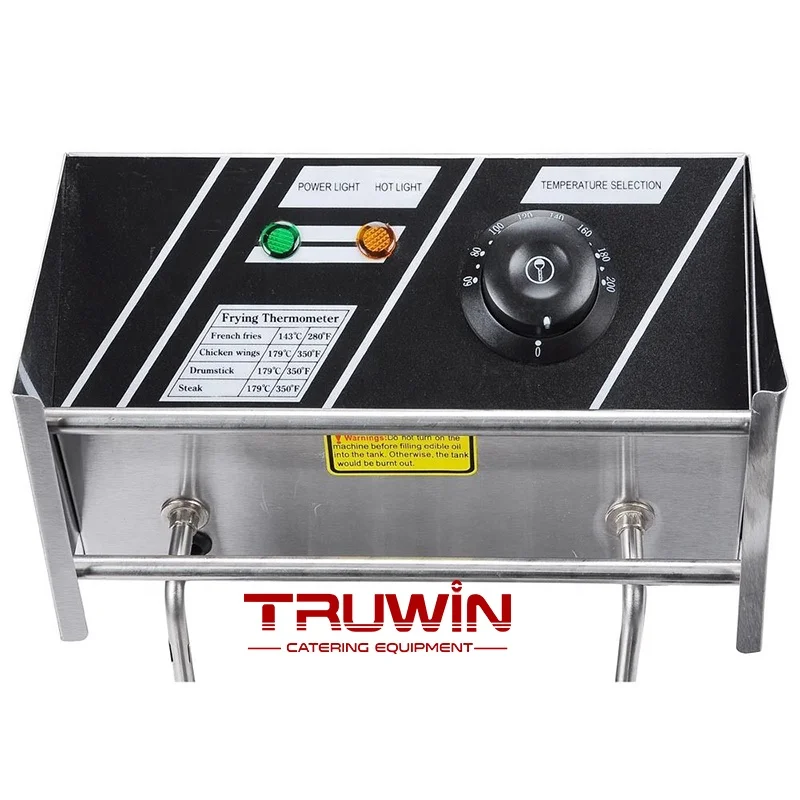 6l Commercial Industrial Table Top Single-tank Electric Deep Fryer Potato Chips Fryer Donut Fryer