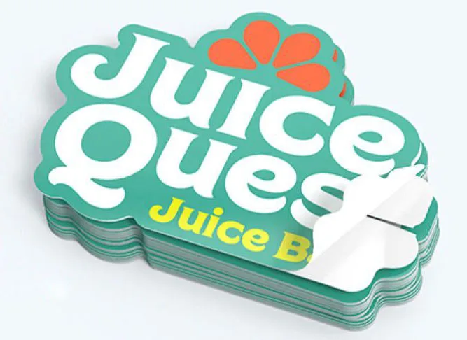 Personalized Logo Die Cut Sticker Custom oval shape promotional Sticker/Label Sheet