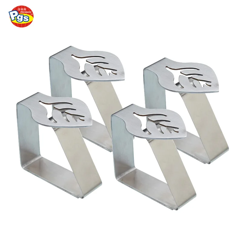 Outside thickened stainless steel cloth clip tablecloth anti-rust holders for picnics