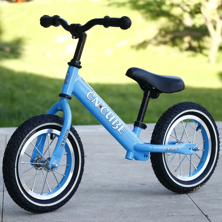 Factory Hot Sale One Piece Kids Balance Bike No Pedal Rainbow Paint Car