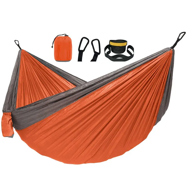 Camping portable hammock parachute camping, lightweight nylon colorful parachute crib hammock