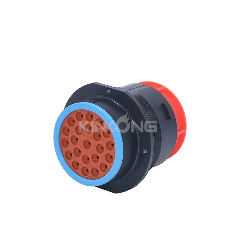 23 pin male black waterproof Deutsch series cable wire harness auto connector HDP24-24-23PE