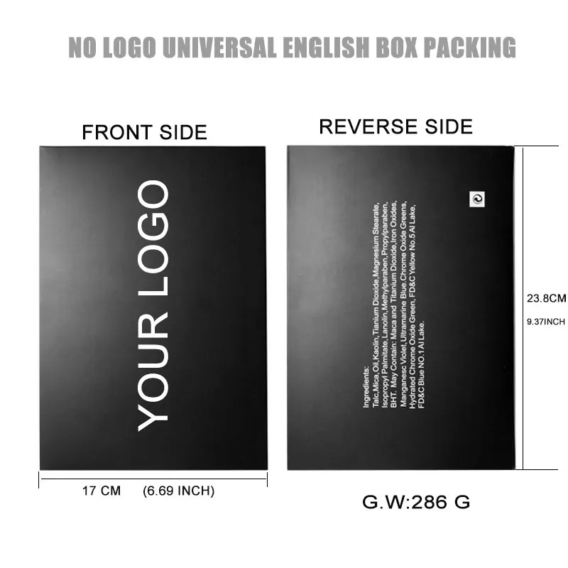 40 Color Big  Eyeshadow  Palette High Pigment LOW MOQ Custom Private Label Waterproof Eye Make Up