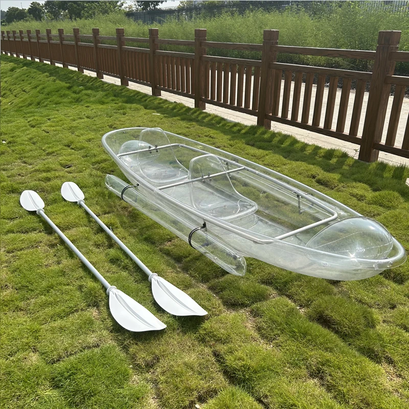 Factory Wholesale Invisible Invisible Canoe PC Transparent Boat kayak Water multiplayer transparent boat