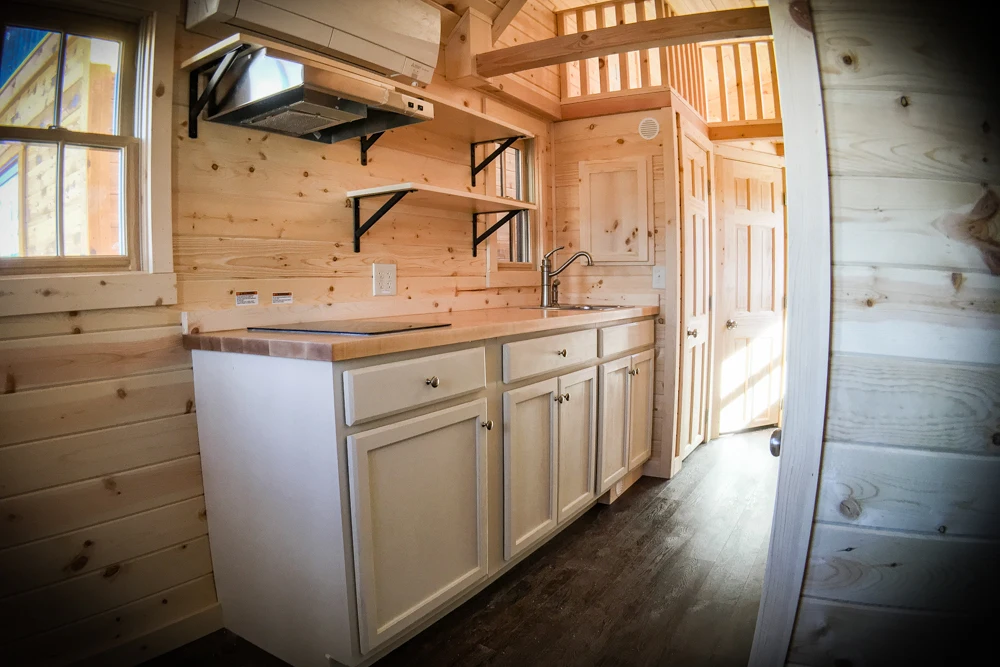 
China made American mobile wooden tiny house travel trailer home 