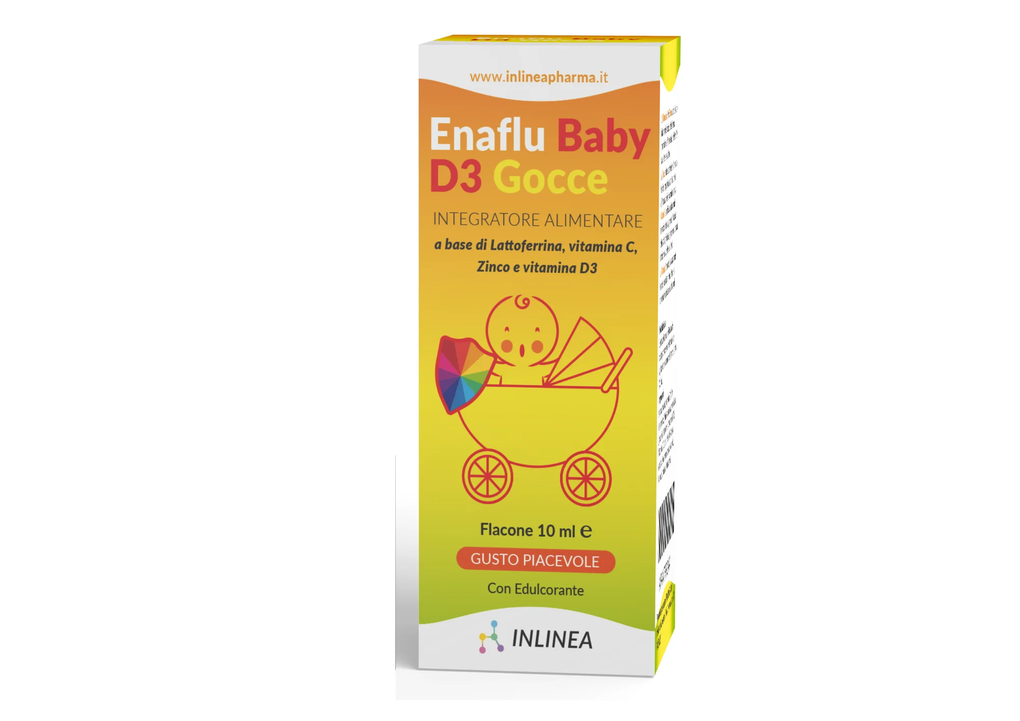 Pleasant Taste - Organic Lactoferrin - Zinc And Vegan Vitamin D3 - Liquid Drops - Supplement For Newborn Child