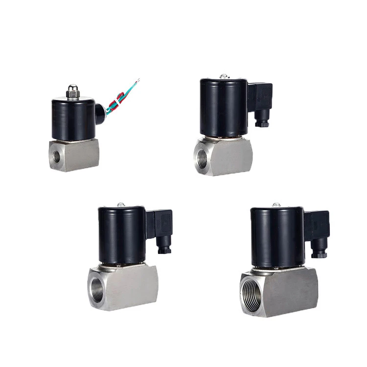Acidic antiseptic 1.0Mpa normally close stainless steel 304 220V 1 1/4inch for water control  pilot solenoid valve