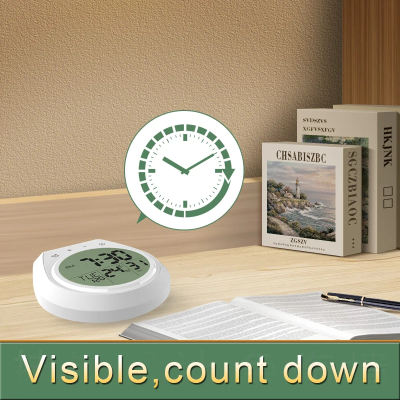 2710 Waterproof Shower Clock Washroom Timer Suction bathroom Wall Hygrometer Thermometer smart digital alarm clock