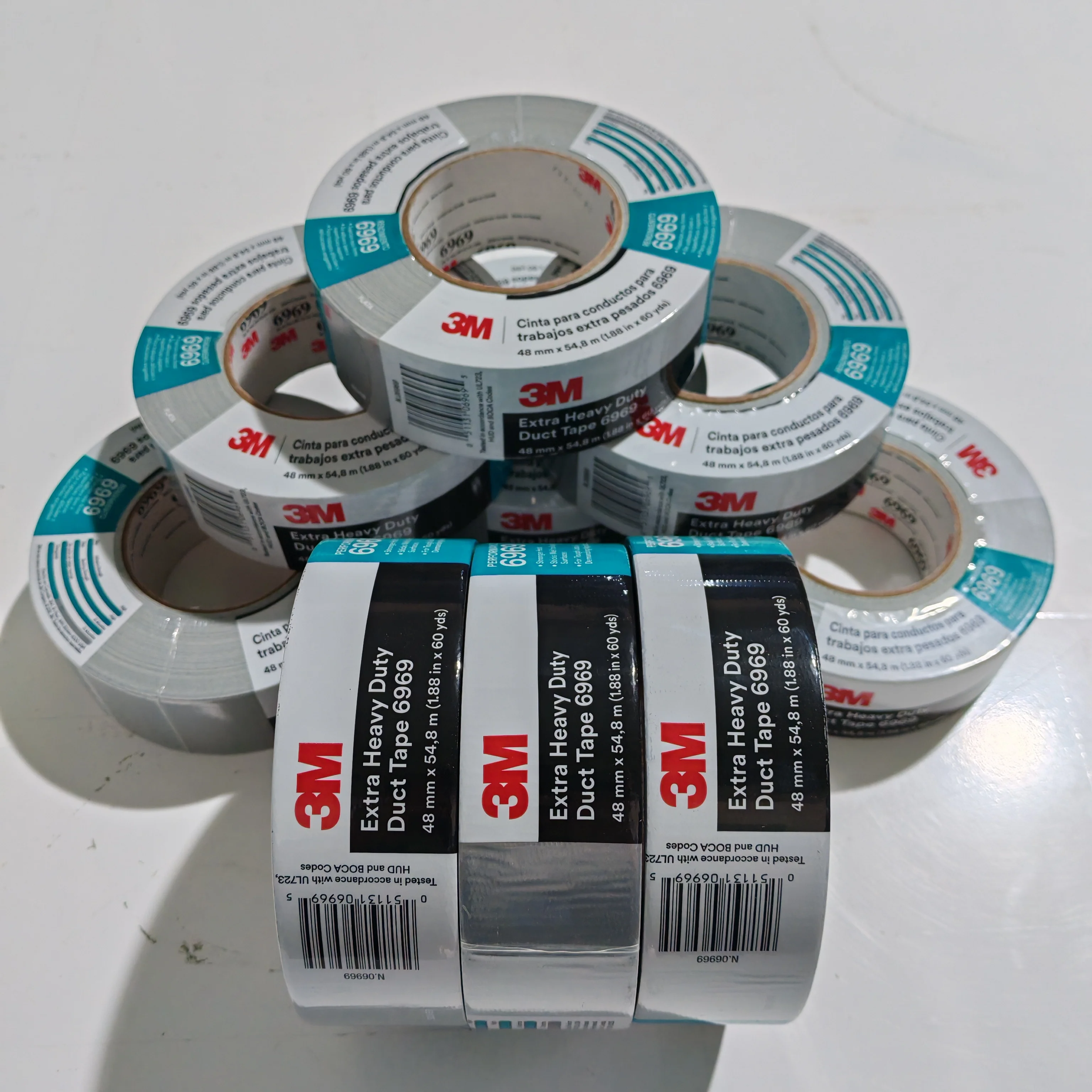 3M 6969 Duct Tape Waterproof High-temperature Resistant Residue-free Pipe Sealing Hose Repair