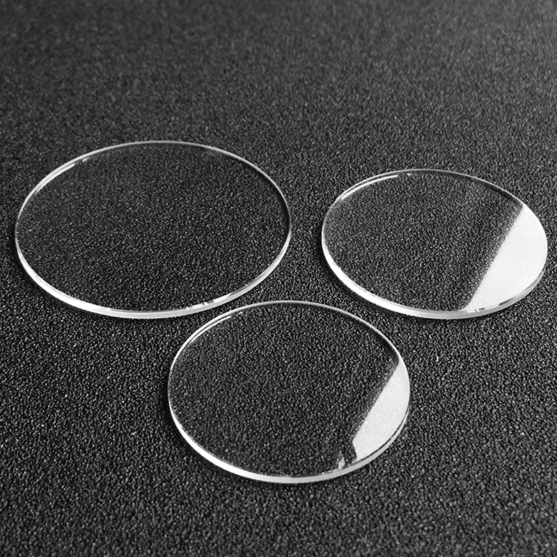 Single dome sapphire glass 18~42mm dia 1.2mm thick watch glass parts OEM Customized High Quality Laser cutting sapphire crystal