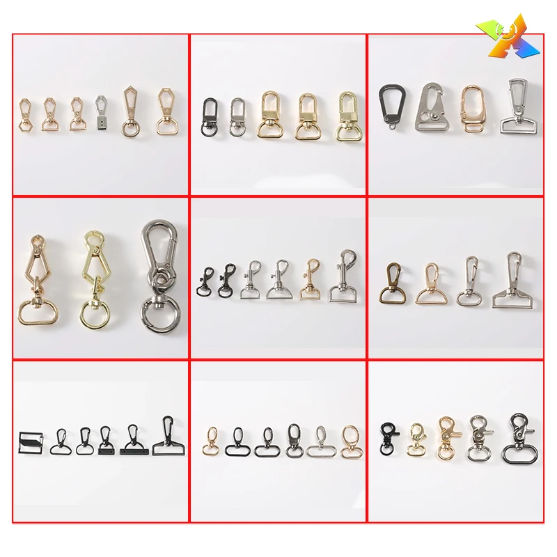 Solid Brass Lobster Swivel Buckle metal snap hooks for bags  25mm swivel snap hook antique bronze